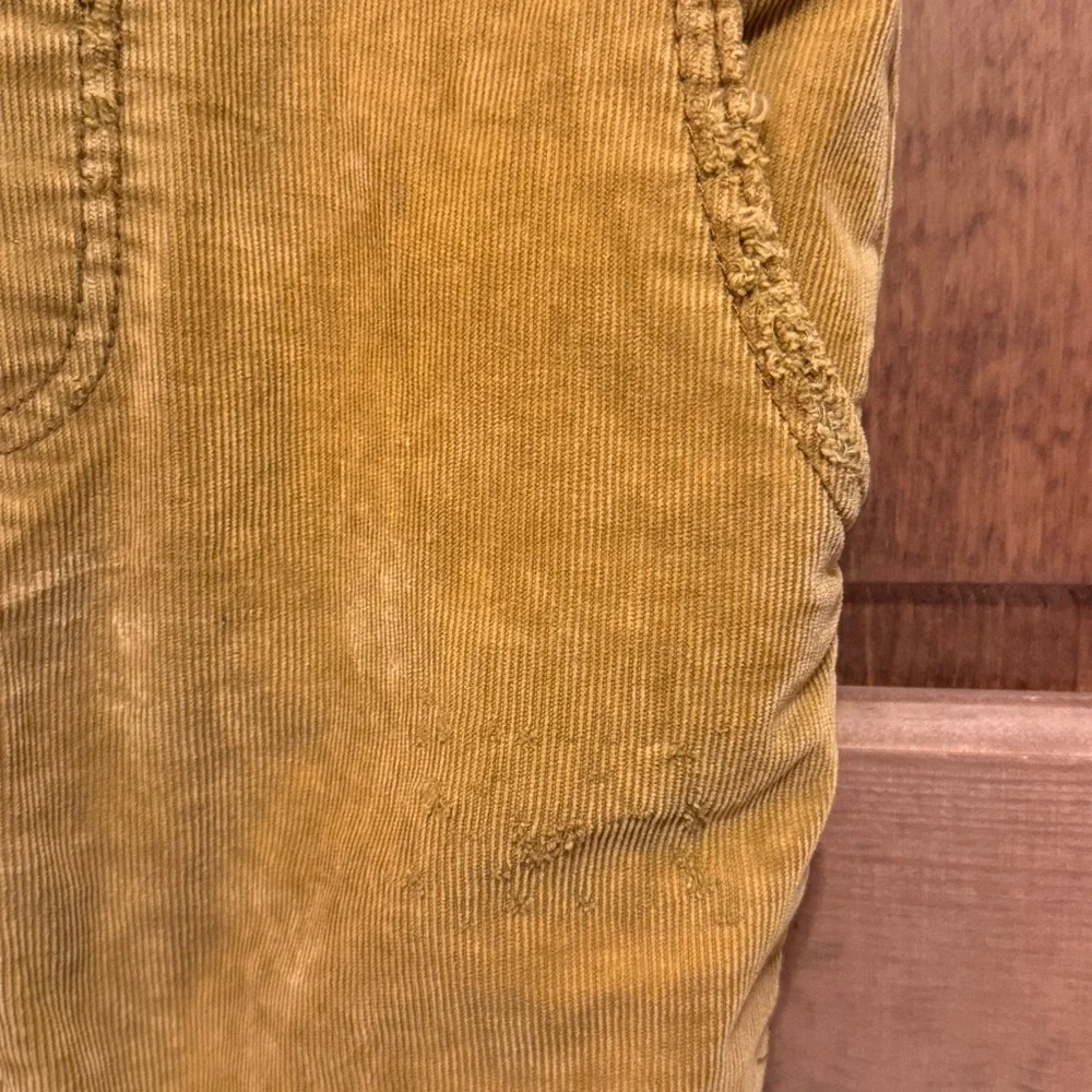 Free People Mustard Yellow Corduroy Overalls Jumpsuit - Picture 5 of 9